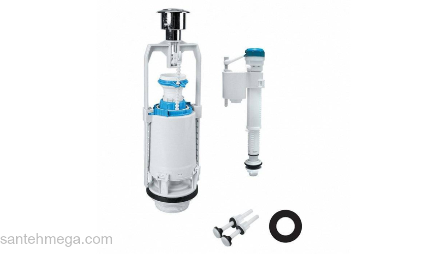 Арматура смывная IDDIS 1-ур н/п тип А F012400-04. Фото