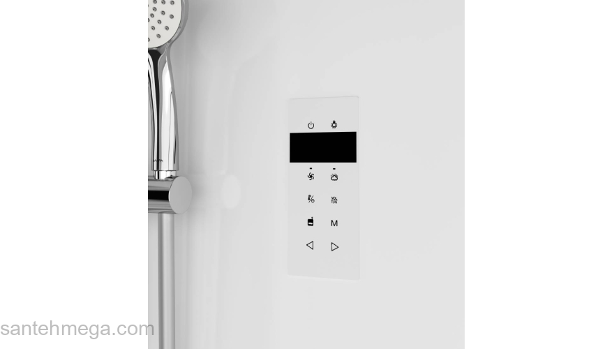 Гидромассажная кабина с паром AM.PM Like W80C-020A-090MTA. Фото