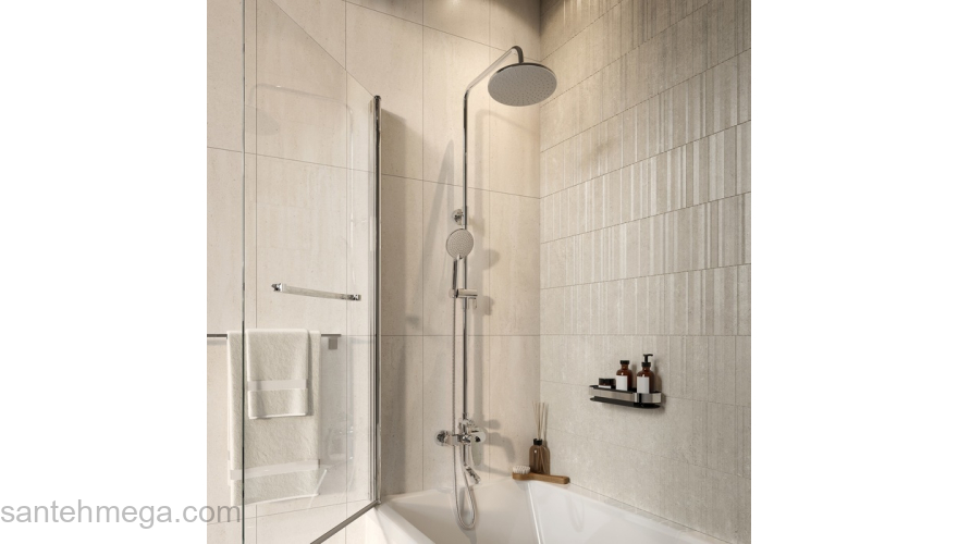 Смеситель с верхним душем и изливом Optima Home IDDIS OPTSB3Fi06. Фото