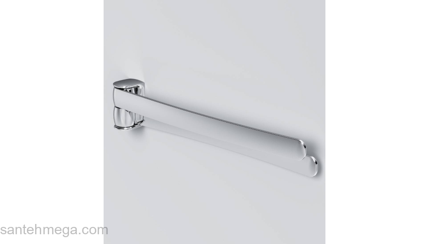 Двойная вешалка-вертушка для полотенец, 44 см AM.PM Sensation A3032600 для ванной комнаты. Фото