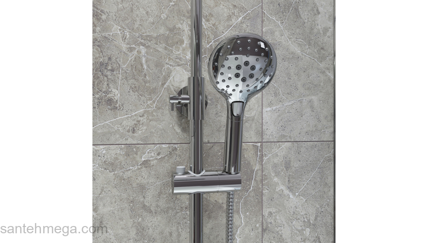 Смеситель с верхним душем и изливом Ray IDDIS RAYSB3Fi06. Фото