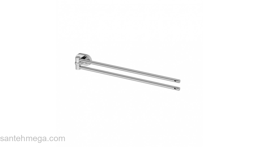 Двойная вешалка-вертушка для полотенец, 35 см AM.PM Sense A7432600 для ванной комнаты. Фото