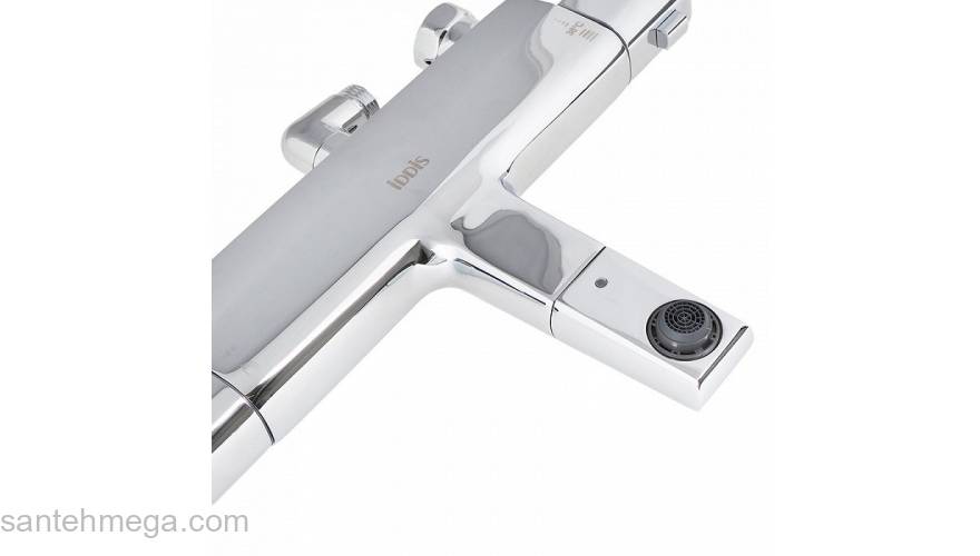 Универсальный смеситель для ванны с термостатом Uniterm IDDIS UNISB02i74WA. Фото