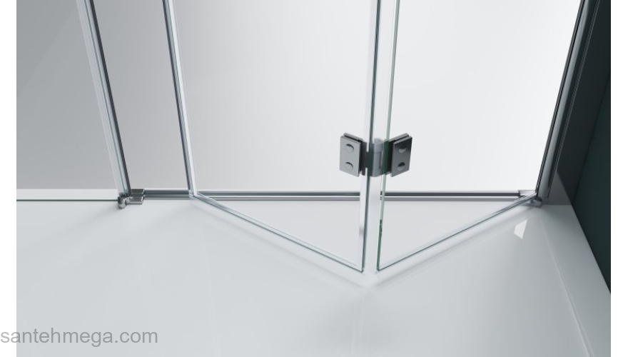 Душевая дверь BELBAGNO ALBANO-BS-13-100+100-C-Cr. Фото