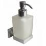 Дозатор для жидкого мыла матовое стекло сплав металлов Labrador Milardo LABSMG0M46 для ванной комнаты. Фото
