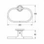 Полотенцедержатель GROHE Ondus 40379KS0 для ванной комнаты. Фото