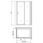 Душевой уголок GEMY Sunny Bay S28191A-A70. Фото