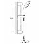 Душевой гарнитур GROHE New Tempesta 27644000. Фото