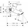 Смеситель для ванны HANSGROHE Tails S2 32440000. Фото
