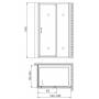 Душевой уголок Gemy Sunny Bay S28131B-A1. Фото