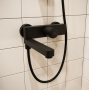 Смеситель для ванны с управлением Push Control черный матовый Slide IDDIS SLIBLBTi02WA. Фото