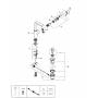 GROHE 23296001 Lineare New Смеситель однорычажный для раковины, высокий излив, со сливным гарнитуром. Фото