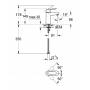 GROHE 23168000 BauEdge Смеситель для раковины. Фото