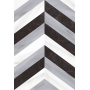 Керамин Плитка облицовочная Пантеон 7Д 275х400 декор чёрно-белый