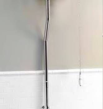 Соединительная труба для высокого бачка хром Devon&Devon Westminster IBACWESCR. Фото