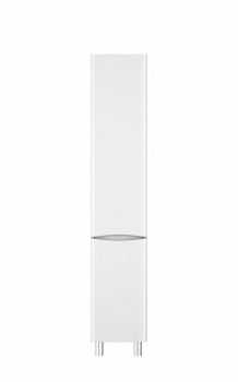 Шкаф-пенал напольный 35 см, правый, белый глянец AM.PM Like M80CSR0356WG. Фото