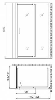 Душевой уголок Gemy Sunny Bay S28131B-A2. Фото