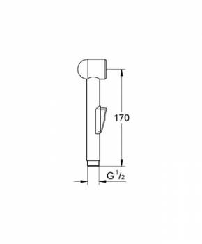 Гигиенический душ GROHE 28343000. Фото
