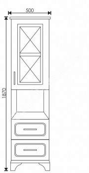 Пенал SFARZOSO Duglas 50. Фото