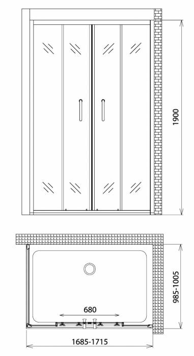 Душевой уголок GEMY Victoria S30192C-A100. Фото