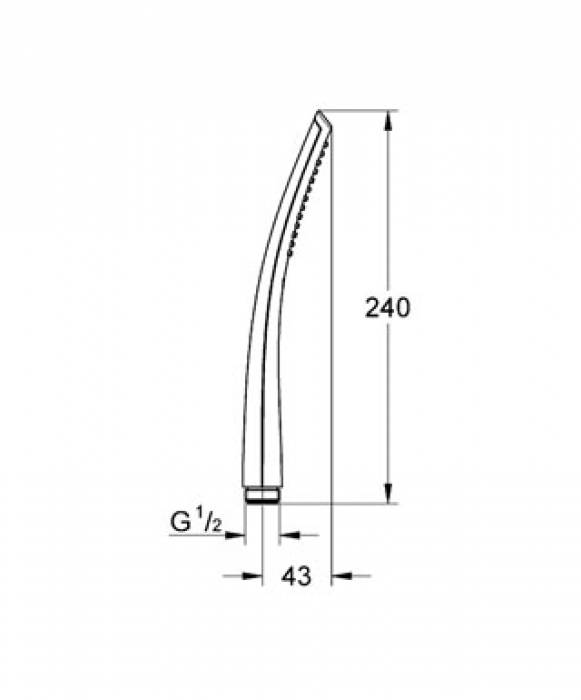 Ручной душ GROHE Ondus 27184KS0. Фото