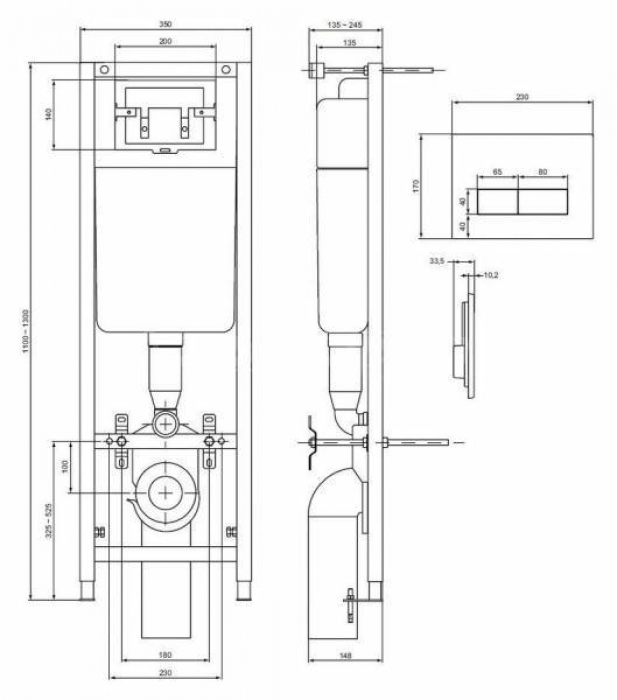 Комплект 3 в 1 IDEAL STANDARD Tempo W990101. Фото