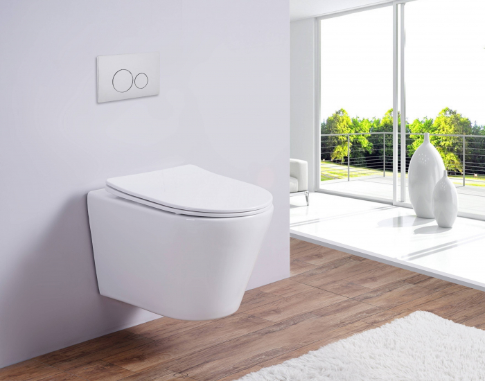 Унитаз подвесной ESBANO CLAVEL (White). Фото