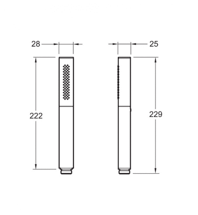 Ручной душ JACOB DELAFON Shift Ellipse E10257-CP. Фото