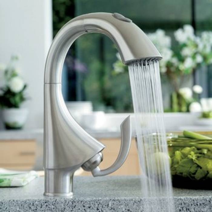 Смеситель для мойки GROHE K4 33782SD0. Фото