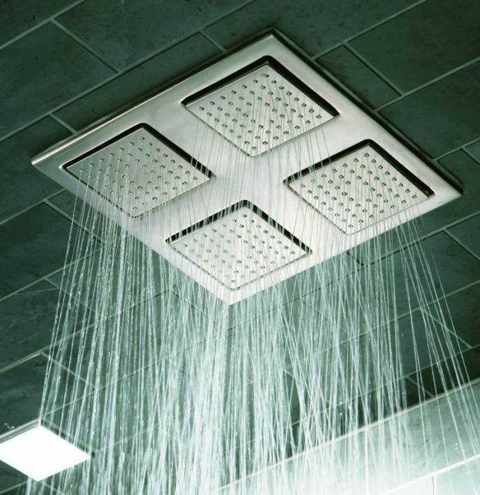 Верхний душ JACOB DELAFON WaterTile E8030-CP. Фото