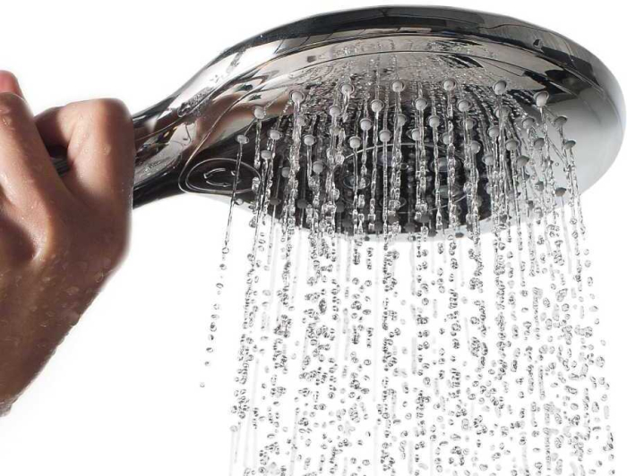 Ручной душ Hansgrohe Raindance Select 150 белый/хром 28587400. Фото