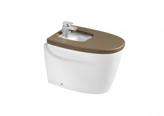 Крышка для биде Soft-Close ROCA Khroma каштан 806652F9T. Фото