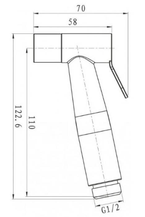 Гигиенический душ BELBAGNO Nova BB-BFS1-IN. Фото