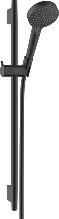 Vernis Blend Душевой набор Vario cо штангой 65 см. 26422670, матовый черный. Фото
