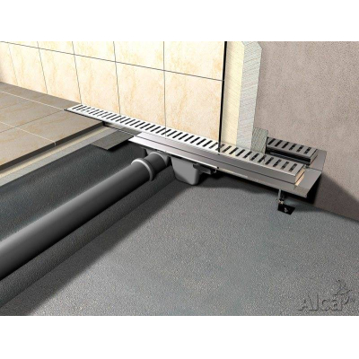 Водоотводящий желоб ALCAPLAST Flexible Low APZ104-750. Фото