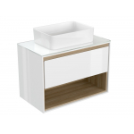 CERSANIT Тумба LOUNA 80 со столешницей SZ-LOU-80BL/Wh CERSANIT Тумба LOUNA 80 со столешницей SZ-LOU-80BL/Wh. Фото