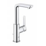 GROHE 23296001 Lineare New Смеситель однорычажный для раковины, высокий излив, со сливным гарнитуром GROHE 23296001 Lineare New Смеситель однорычажный для раковины, высокий излив, со сливным гарнитуром. Фото